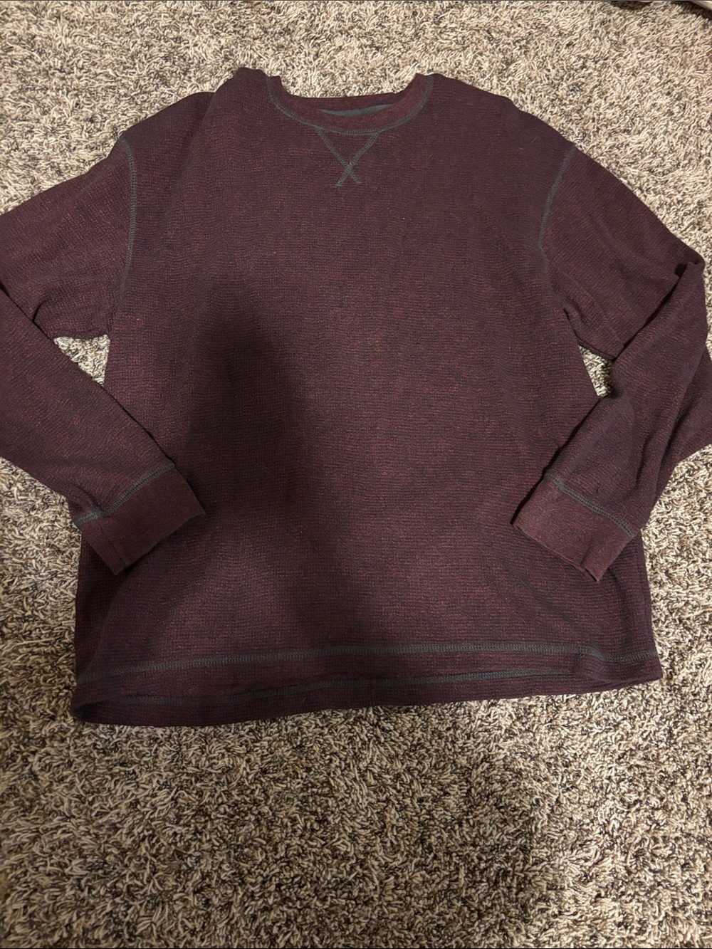 Men's thermal top - Burgundy